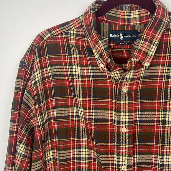 Ralph Lauren Classic Fit XL plaid button down men’s shirt - Picture 2 of 8